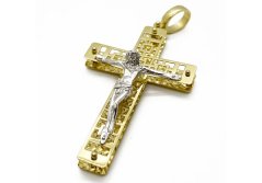 Zlatý přívěsek Kříž 6,32 g 14 Kt