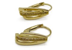 Zlaté náušnice 2,33 g 14 Kt