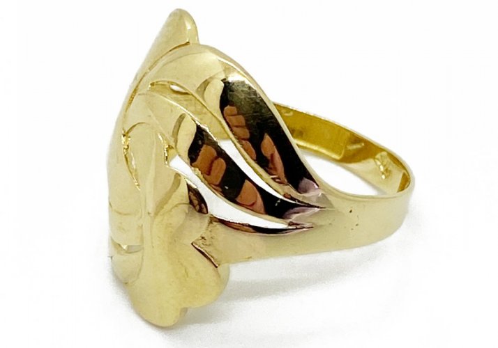 Zlatý prsten pánský 2,92 g 14 Kt