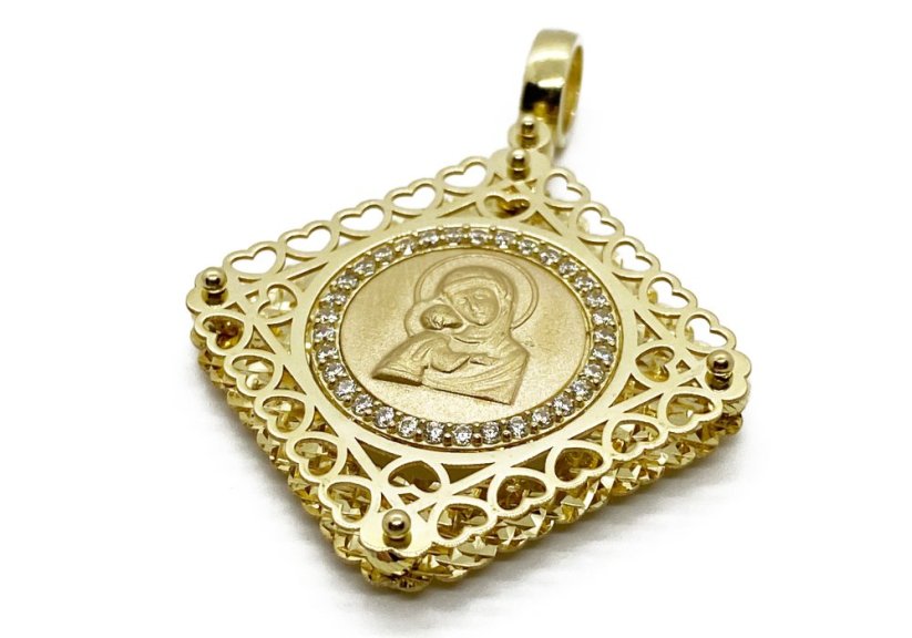 Zlatý přívěsek Madonka 5,67 g 14 Kt