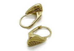 Zlaté náušnice 1,97 g 14 Kt