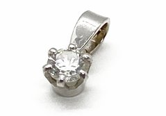 Zlatý přívěsek s Diamantem 0,47 g 14 Kt