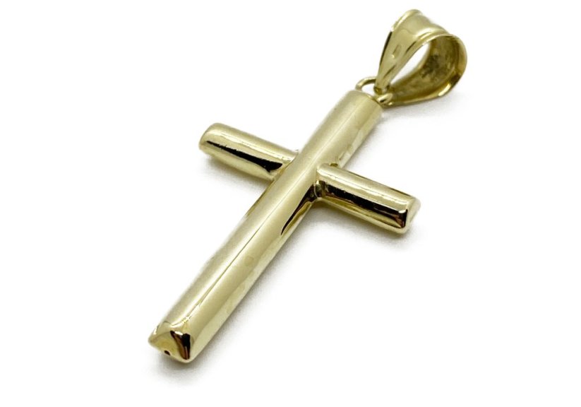 Zlatý přívěsek Kříž 2,11 g 14 Kt