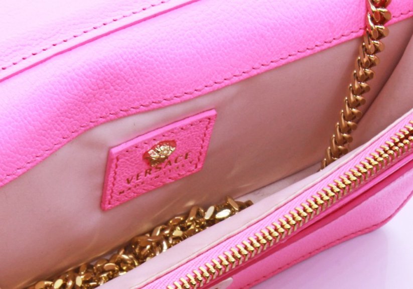 Versace Palazzo Evening Leather Chain Bag