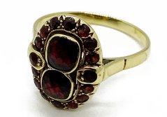 Zlatý prsten 2,66 g 14 Kt