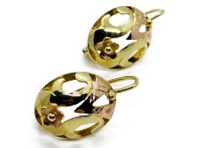 Zlaté náušnice 2,79 g 14 Kt