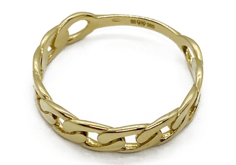 Zlatý prsten 2,22 g 14 Kt