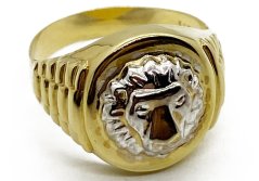 Zlatý prsten pánský 4,84 g 14 Kt