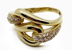 Zlatý prsten 3,95 g 14 kt