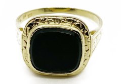 Zlatý prsten pánský 5,58 g 14 Kt