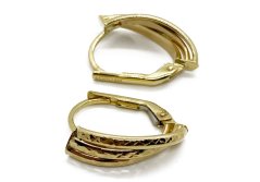 Zlaté náušnice 2,36 g 14 Kt