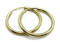 Zlaté náušnice 1,28 g 14 Kt