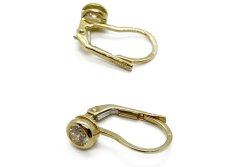 Zlaté náušnice 1,92 g 14 Kt