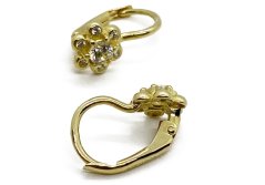 Zlaté náušnice 1,57 g 14 Kt