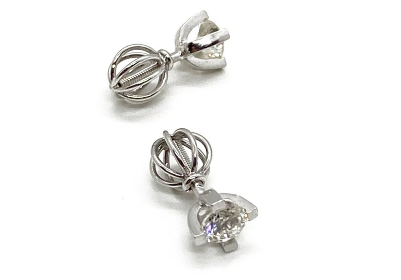 Zlaté náušnice s Diamanty 0,57 ct