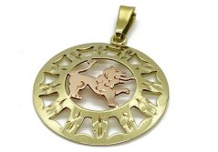 Zlatá přívěsek Lev 1,79 g 14 Kt