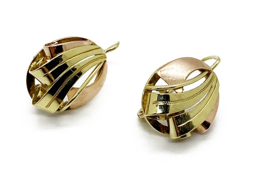 Zlaté náušnice 5,11 g 14 Kt