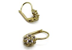 Zlaté náušnice 2,09 g 14 Kt