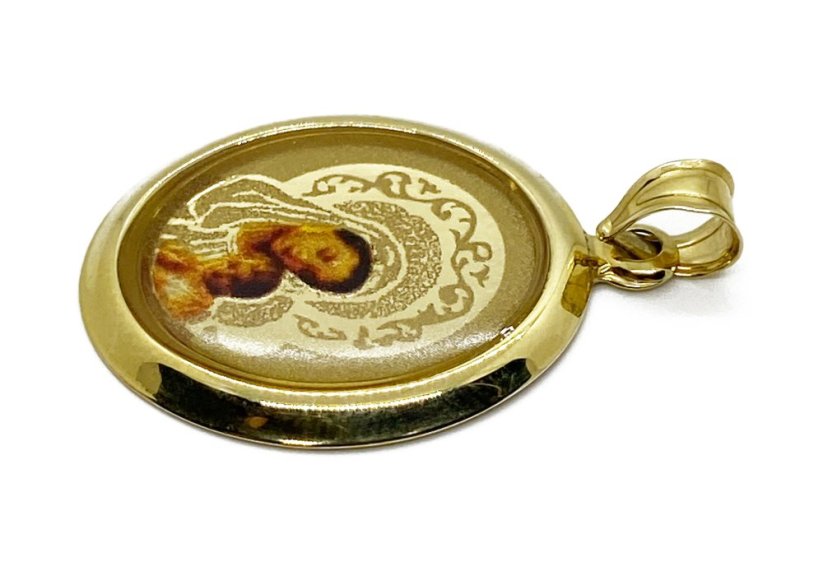 Zlatý přívěsek Madonka 1,41 g 14 Kt