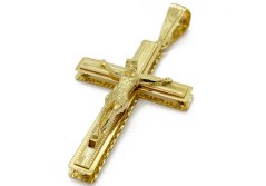 Zlatý přívěsek Kříž 7,19 g 14 Kt