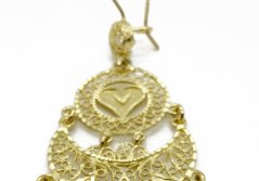 Zlaté náušnice 11,81 g 14 Kt