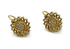 Zlaté náušnice 2,75 g 14 Kt