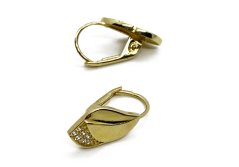 Zlaté náušnice 2,12 g 14 Kt