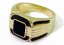 Zlatý prsten pánský 9,78 g 14 Kt