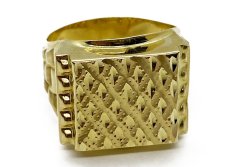 Zlatý prsten pánský 6,00 g 14 Kt