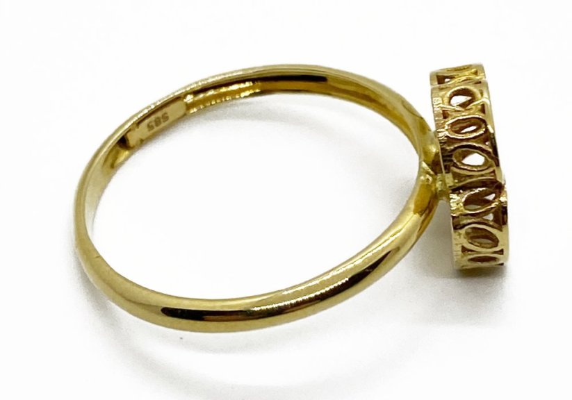 Zlatý prsten 1,92 g 14 kt