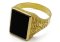 Zlatý prsten pánský 6,49 g 14 Kt