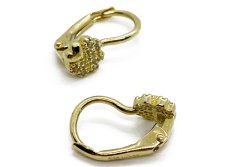 Zlaté náušnice 1,41 g 14 Kt