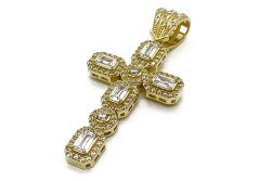 Zlatý přívěsek Kříž 7,22 g 14 Kt