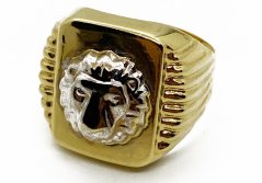 Zlatý prsten pánský 6,07 g 14 Kt