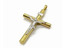 Zlatý přívěsek Kříž 2,22 g 14 Kt
