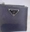 Prada Enamel Triangle Logo Wallet