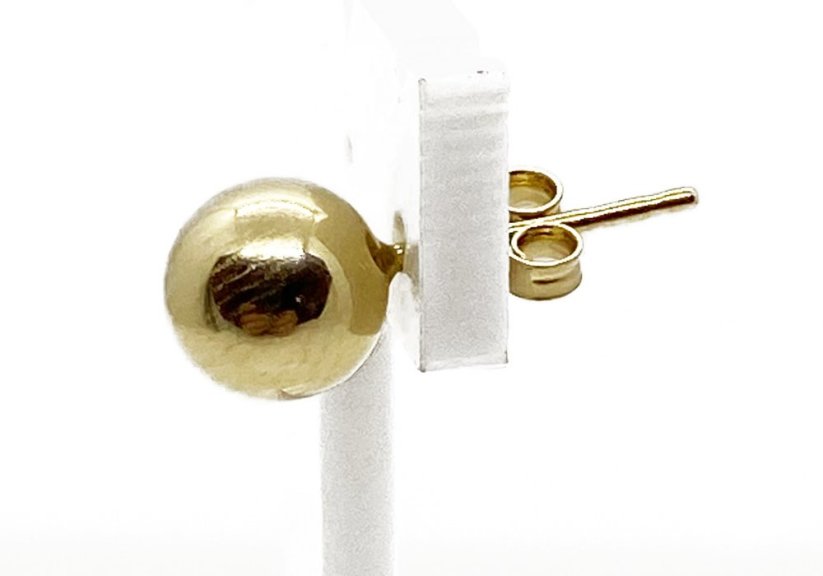 Zlaté náušnice 1,12 g 14 Kt