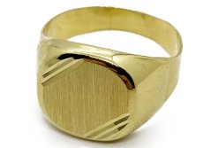 Zlatý prsten pánský 5,51 g 14 Kt