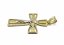 Zlatý přívěsek Kříž 2,29 g 14 Kt