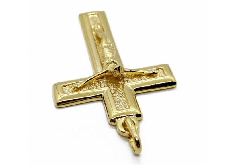 Zlatý přívěsek Kříž 8,74 g 14 Kt