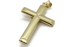 Zlatý přívěsek Kříž 3,54 g 14 Kt