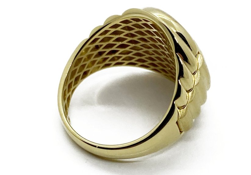 Zlatý prsten pánský 7,93 g 14 Kt