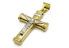 Zlatý přívěsek Kříž 4,53 g 14 Kt