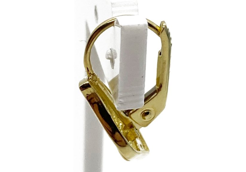 Zlaté náušnice 2,12 g 14 Kt