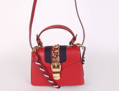 Gucci Sylvie Leather Top Handle Bag