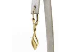 Zlaté náušnice 2,23 g 14 Kt