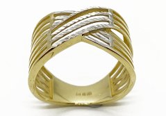 Zlatý prsten 3,90 g 14 Kt