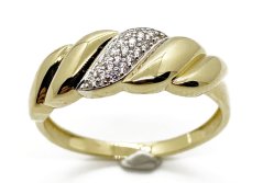 Zlatý prsten 2,66 g 14 kt