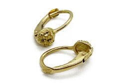 Zlaté náušnice 1,33 g 14 Kt