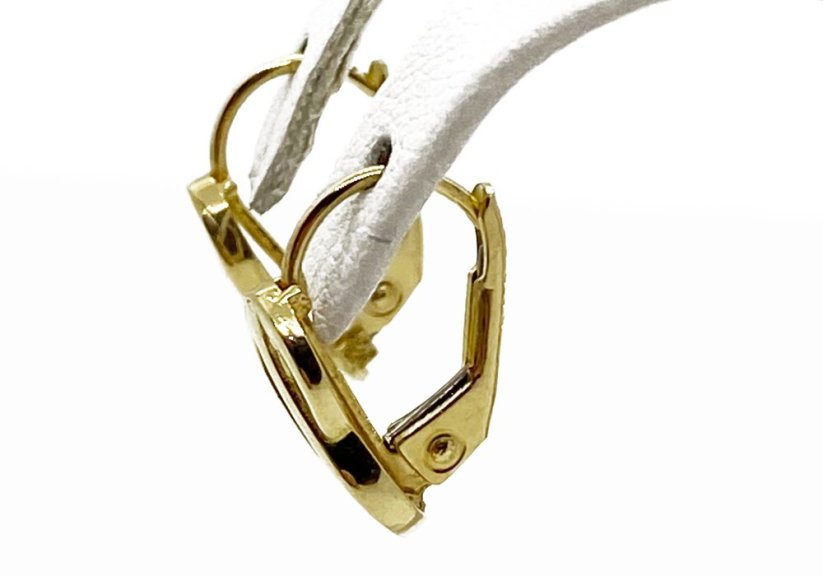 Zlaté náušnice 1,99 g 14 Kt